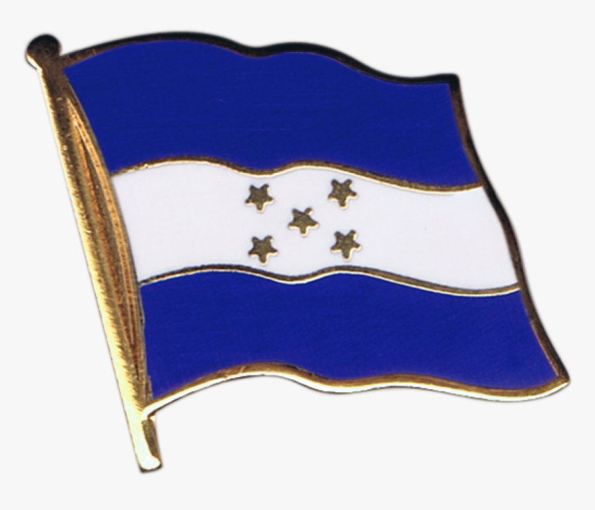 Honduras Flag Pin, Badge - Mexican Flag Drawing Easy, HD Png Download, Free Download