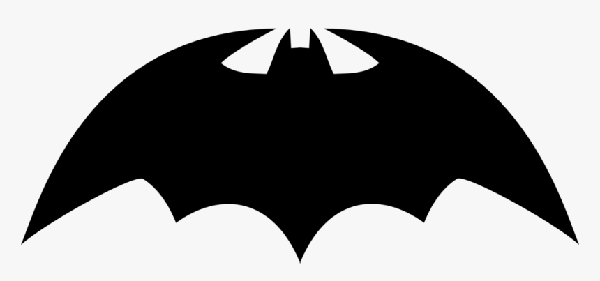 Silhouette Headgear Character Line Clip Art - Logo Batman 2009, HD Png Download, Free Download