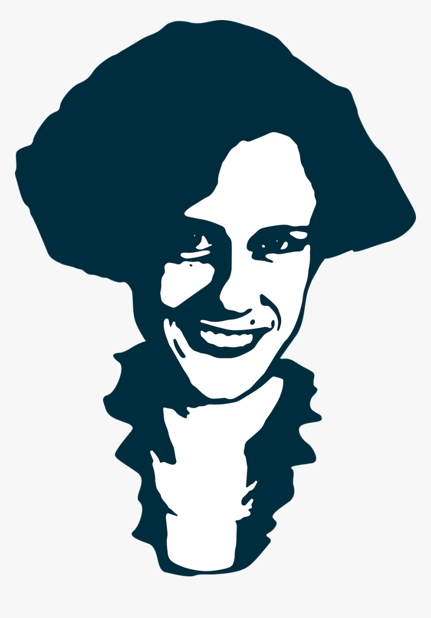 Women Smile Girl - Ritratti Femminili In Stencil Art, HD Png Download, Free Download