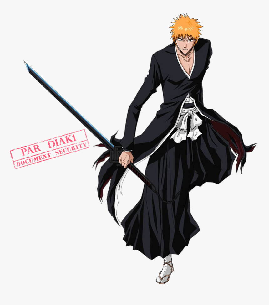 Ichigo ♥♥♥ - Anime Bleach Ichigo Bankai, HD Png Download, Free Download