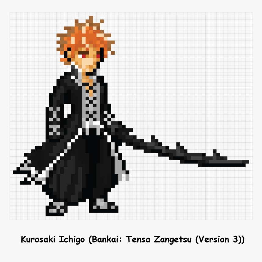 Kurosaki Ichigo Bankai Version 3, HD Png Download, Free Download