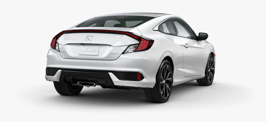 2019 Honda Civic Coupe Sport White, HD Png Download, Free Download