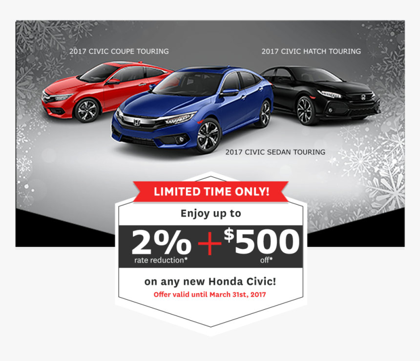 2017 Honda Civic Special Offer - Sports Sedan, HD Png Download, Free Download