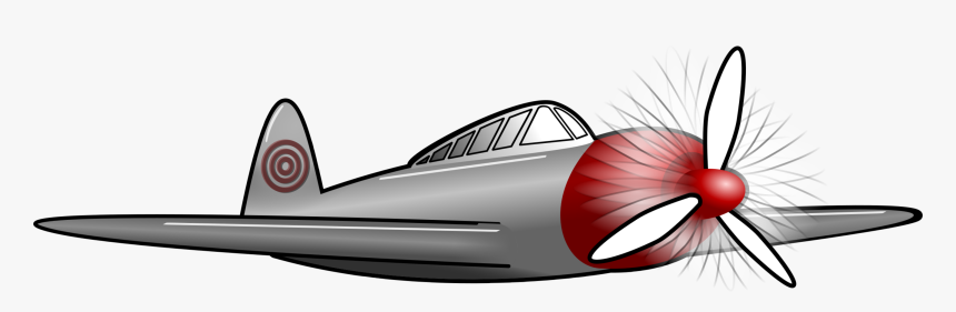 Fish,automotive Design,propeller - Airplane With Propeller Clipart, HD Png Download, Free Download