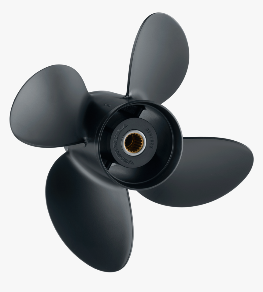 4-blade Aluminum Propeller For Sx Drives - Ceiling Fan, HD Png Download, Free Download