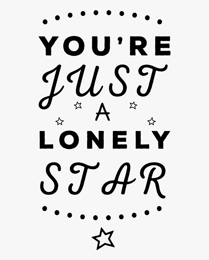 Drawing Quote Lonely - Poster, HD Png Download, Free Download