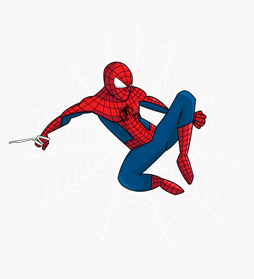 Male Vector Illustrator - Spider Man Illustration Png, Transparent Png, Free Download