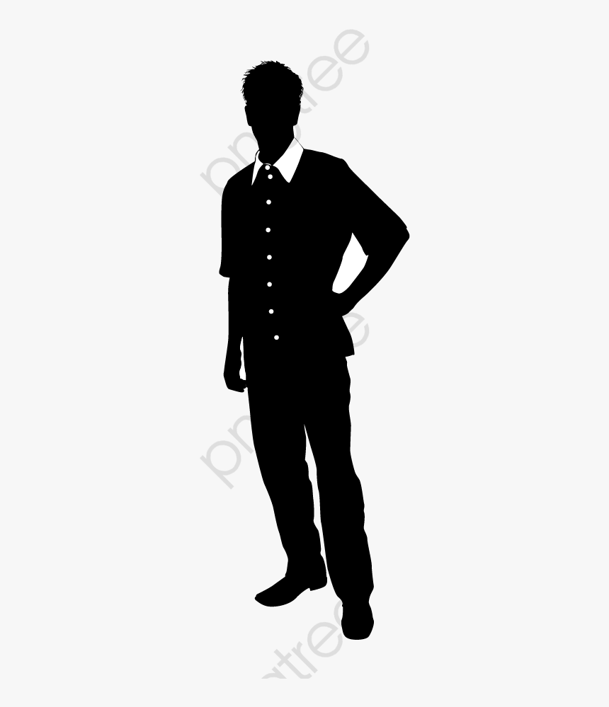 Handsome Men Silhouettes Male - Handsome Man Silhouette, HD Png Download, Free Download