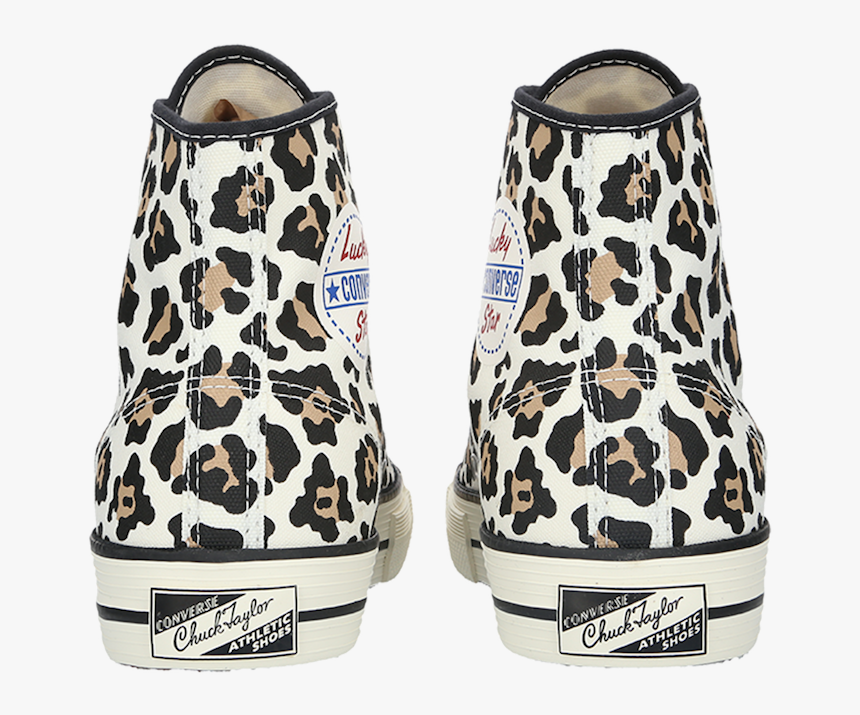 Converse Lucky Star High Top Leopard Print - Converse Lucky Star Leopard, HD Png Download, Free Download