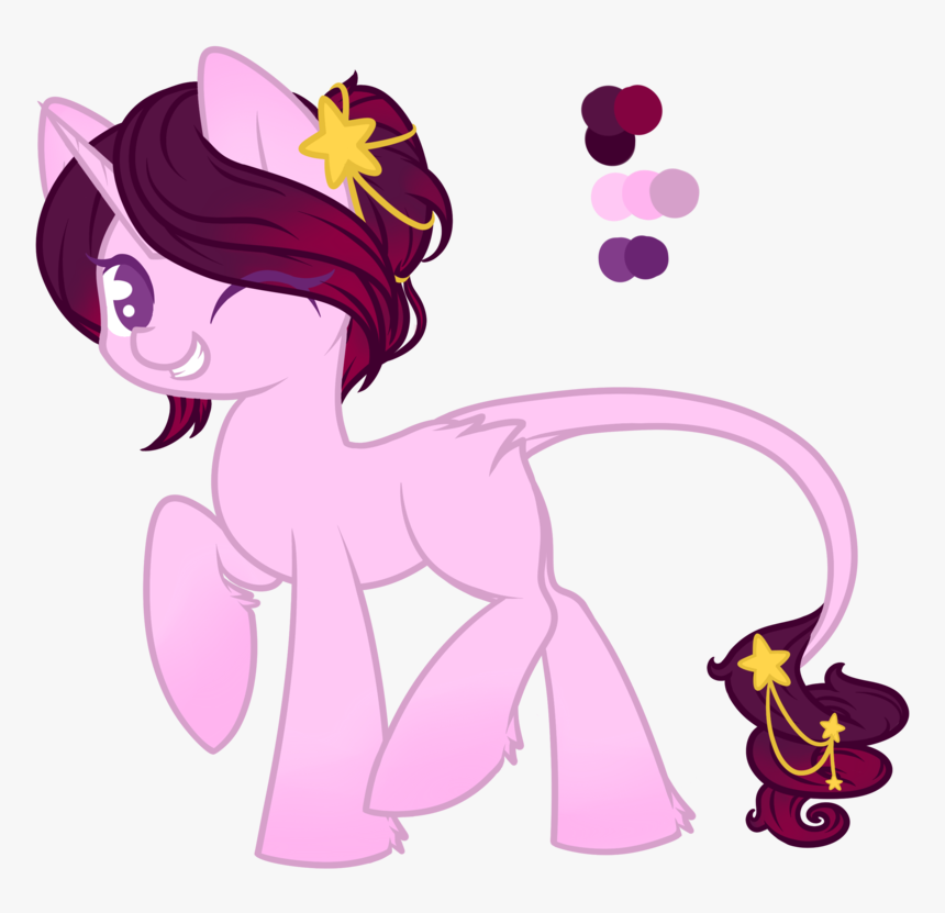 Girly Clipart Unicorn - Girly Cartoons Pink Unicorn, HD Png Download, Free Download