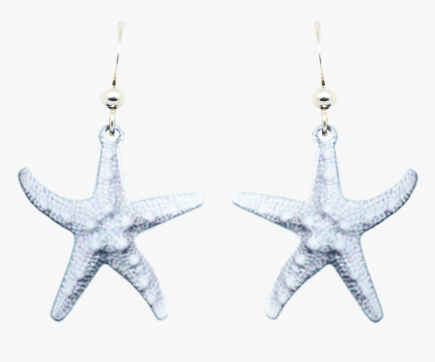 White Starfish Png - Earrings, Transparent Png, Free Download