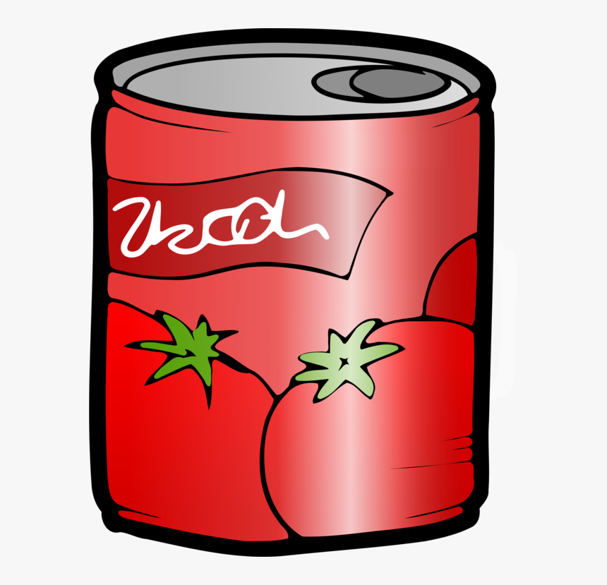 Beverage Can,cylinder,material Property - Can Of Food Clipart, HD Png Download, Free Download