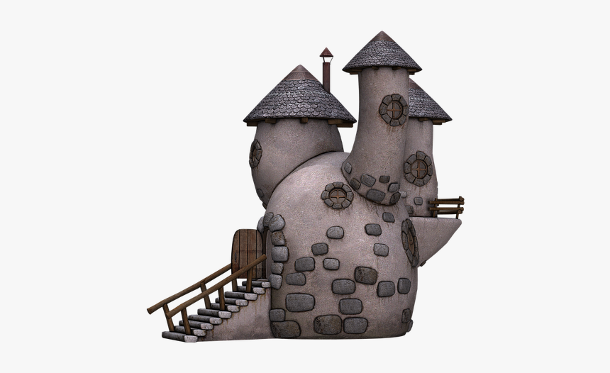 Home, Towers, Tower, Stone House, Fantasy, Fairy Tales - Fairy House Transparent Background, HD Png Download, Free Download
