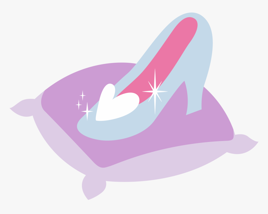 Slipper Shoe Glass Euclidean Vector - Zapato De Cristal Dibujo, HD Png Download, Free Download