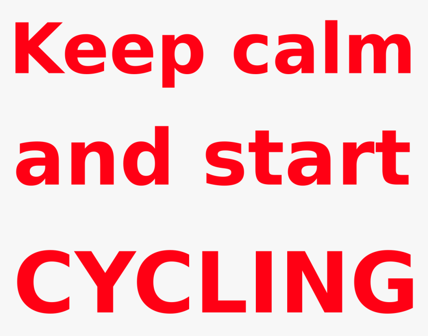 Keep Calm & Start Cycling Clip Arts - Oval, HD Png Download, Free Download