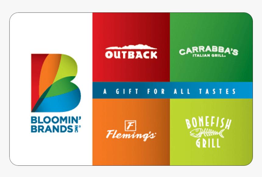 Restaurant Gift Cards Outback, HD Png Download, Free Download