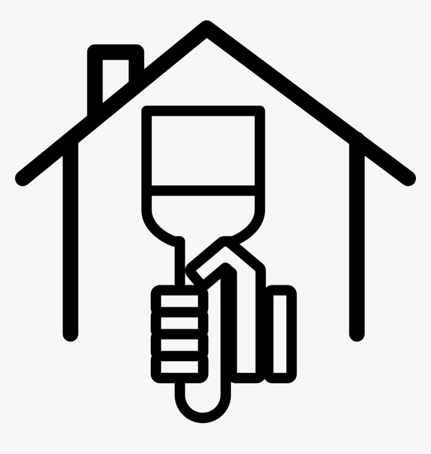 Png File Svg - Painting House Clip Art, Transparent Png, Free Download