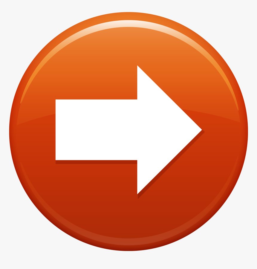 Next Arrow Orange Circle Gybs8ul L - Move Forward Icon Png, Transparent Png, Free Download