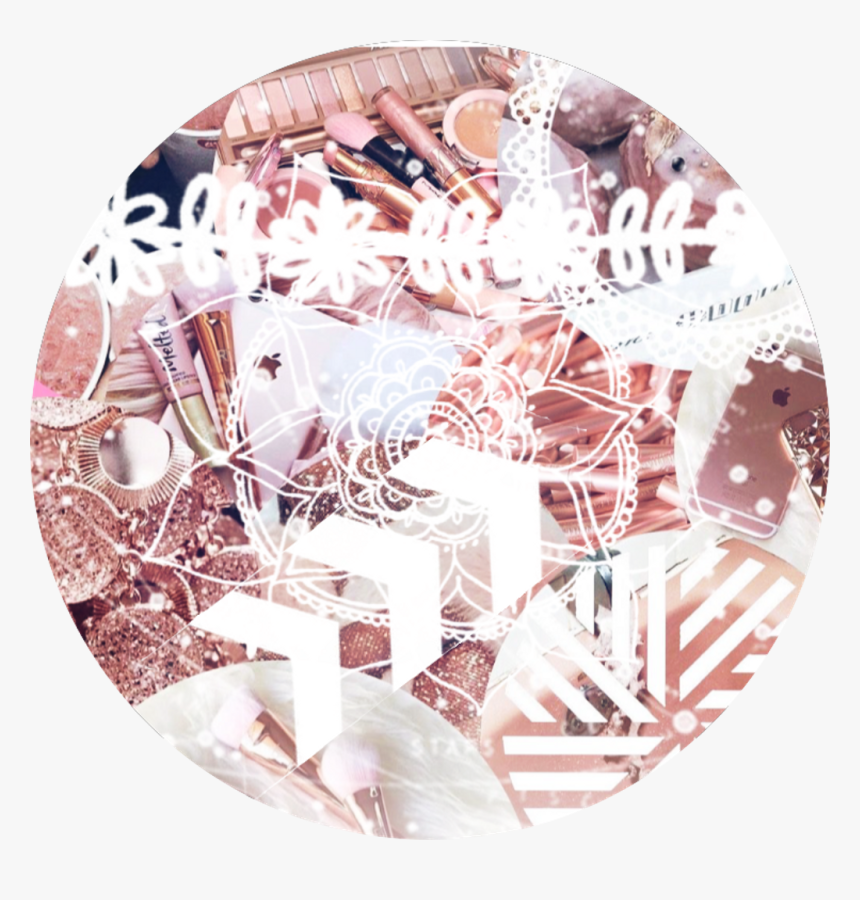 Icon Icons Tumblr Pink Rosegold Remixit Tumblricons - Rose Gold Tumblr Png, Transparent Png, Free Download