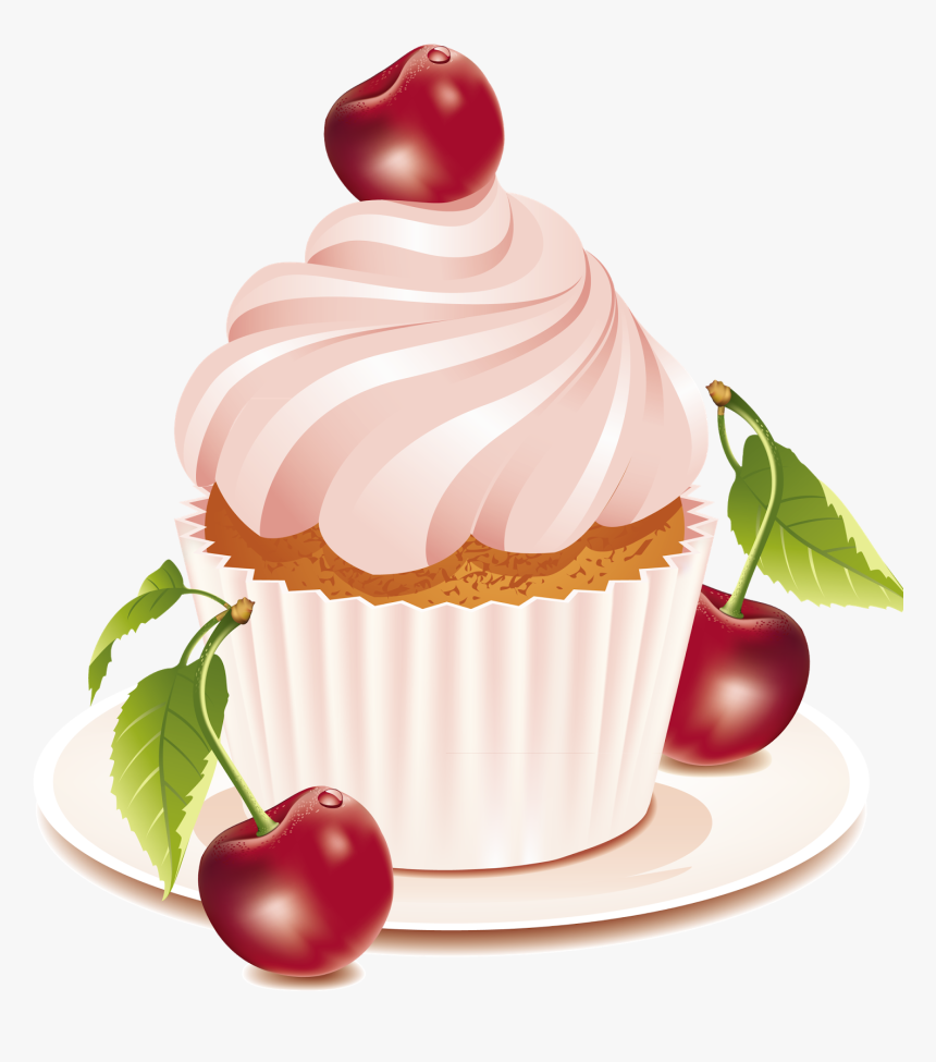 Vector Cake Png - Cherry Cake Png, Transparent Png, Free Download