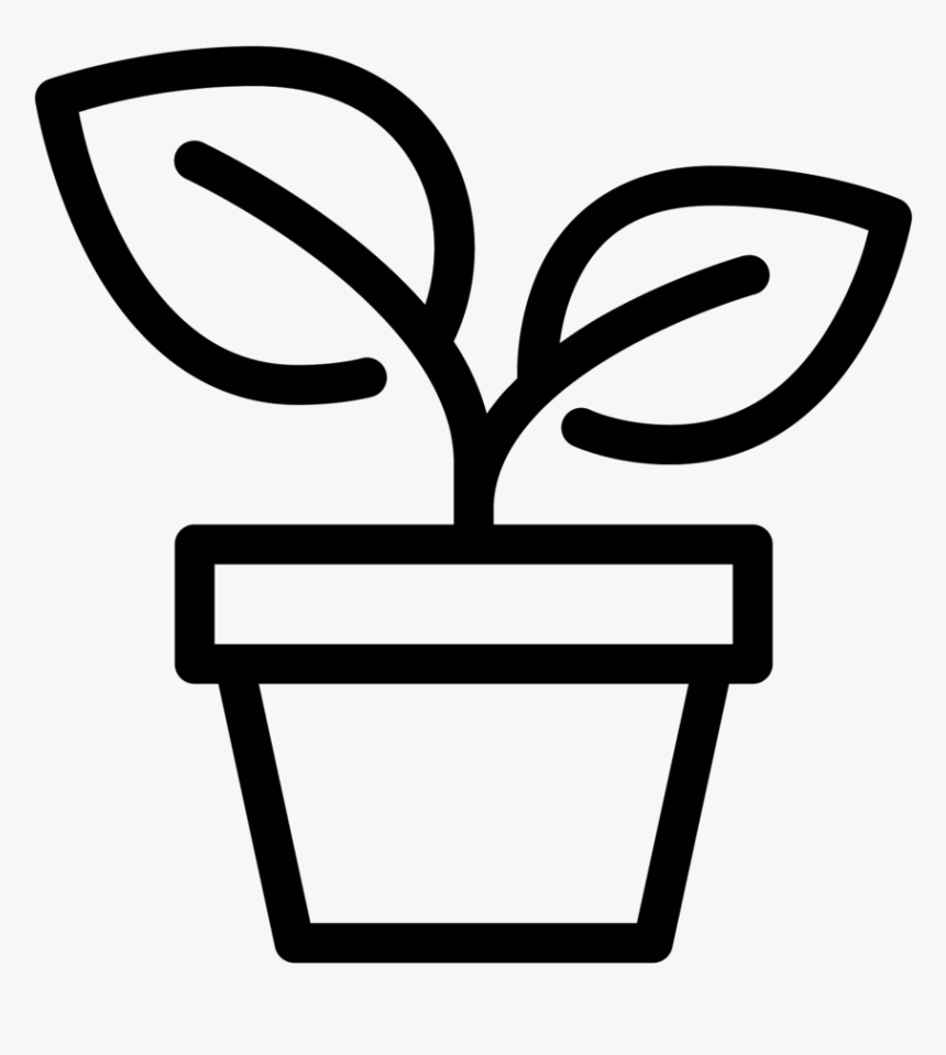 Transparent Pot Plant Png - Plant Icon Png, Png Download, Free Download