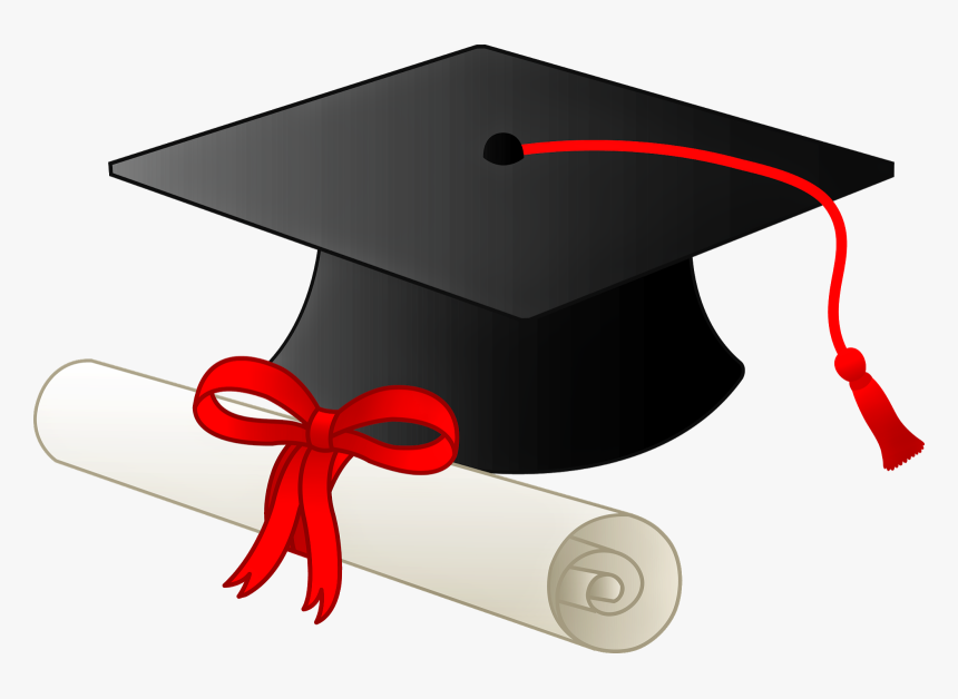 Clip Art Png Library Download And - Graduation Cap And Diploma Cartoon, Transparent Png, Free Download