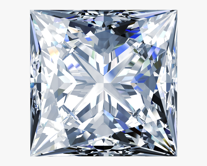 Princess Cut Diamond Png, Transparent Png, Free Download