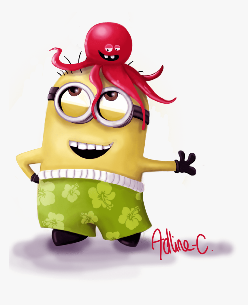 Minions Clipart Stuffed - Beach Minion Png, Transparent Png, Free Download