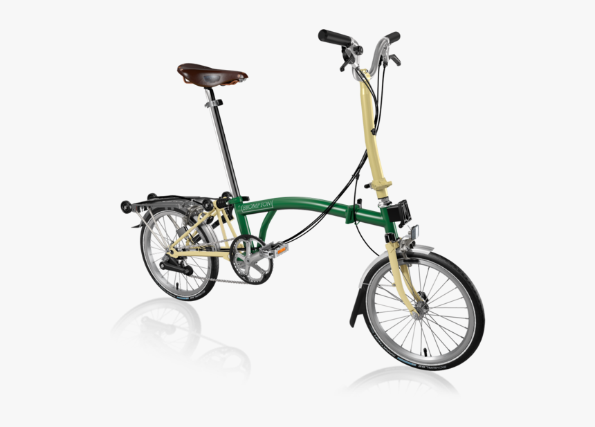 Brompton H6ra Racing Green/ Ivory - Brompton M6r Racing Green, HD Png Download, Free Download