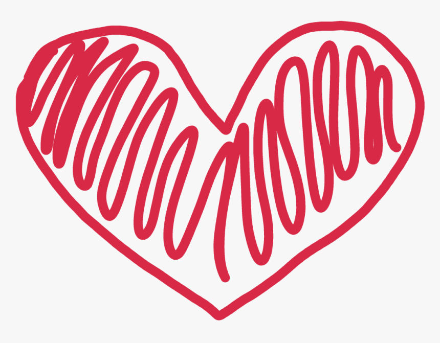 Shapes Clipart Doodle - Transparent Doodle Heart Clipart, HD Png Download, Free Download