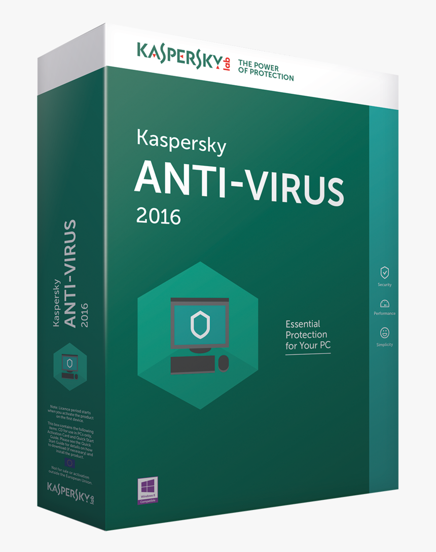 Kaspersky Anti Virus 2017 1 User, HD Png Download, Free Download