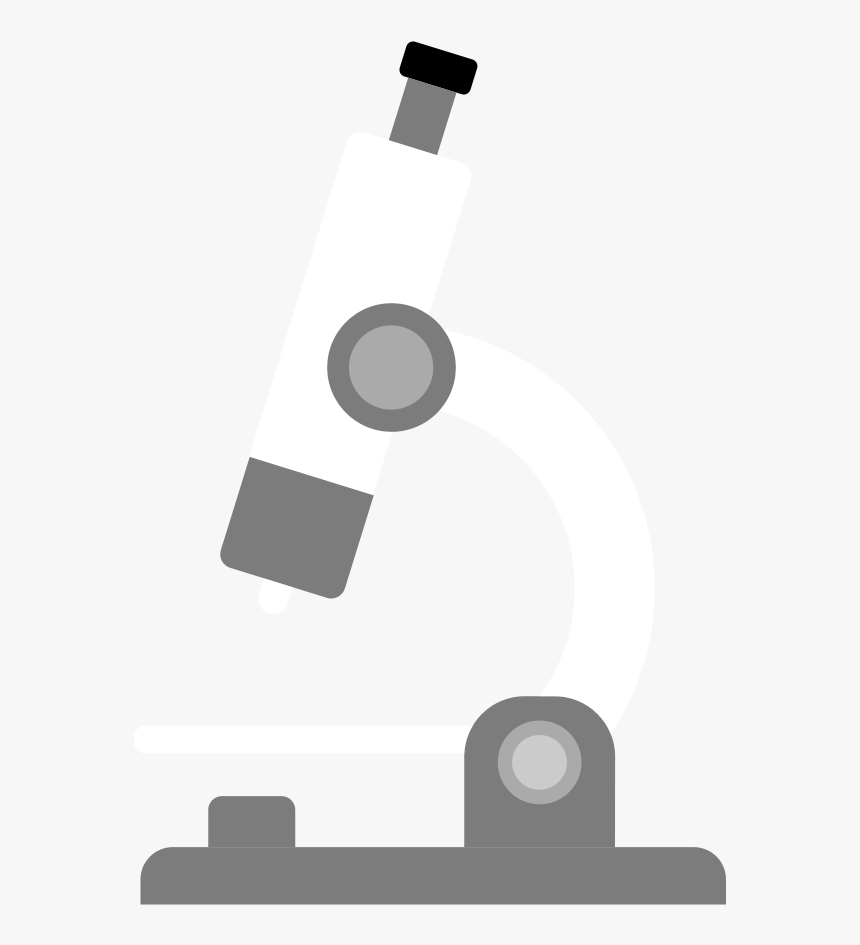 Microscope Flat Icon Vector - Professor On Desk Cartoon, HD Png Download, Free Download