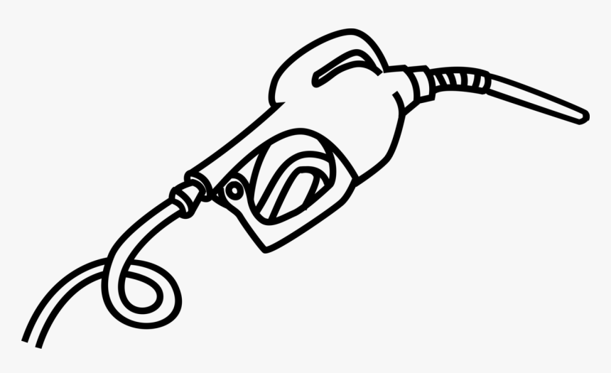 Vector Illustration Of Gasoline Petroleum Fuel Service - Gas Station Pump Drawing, HD Png Download, Free Download