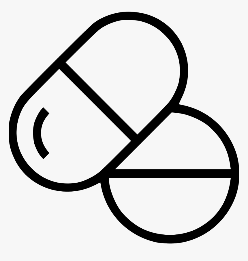 Pharmaceutical Computer Tablet Icons Drug Capsule Vector - Popsicle Clipart Black And White, HD Png Download, Free Download