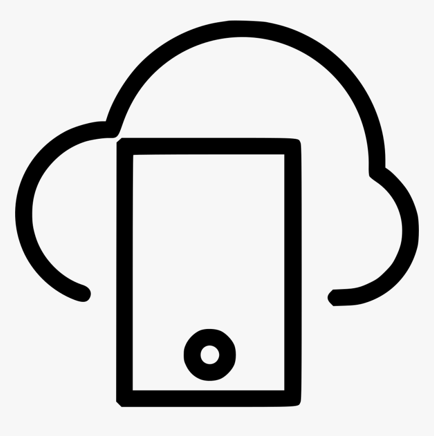 Tablet Cloud Icon Clipart , Png Download - Tablet Cloud Icon, Transparent Png, Free Download