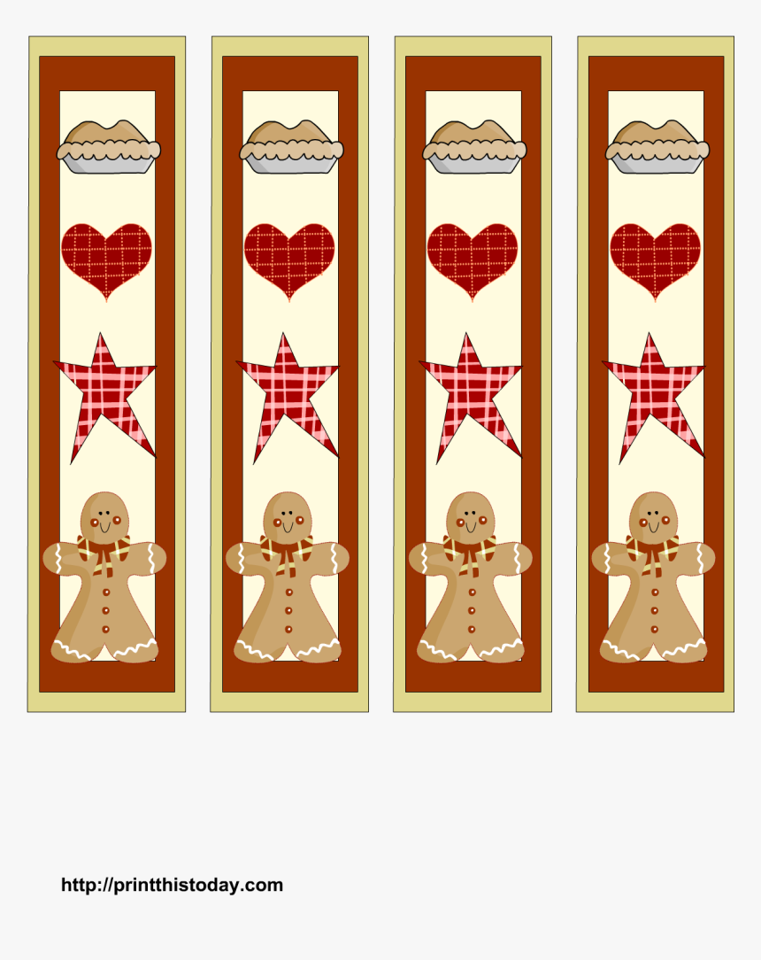 Free Printable Christmas Bookmarks, HD Png Download, Free Download