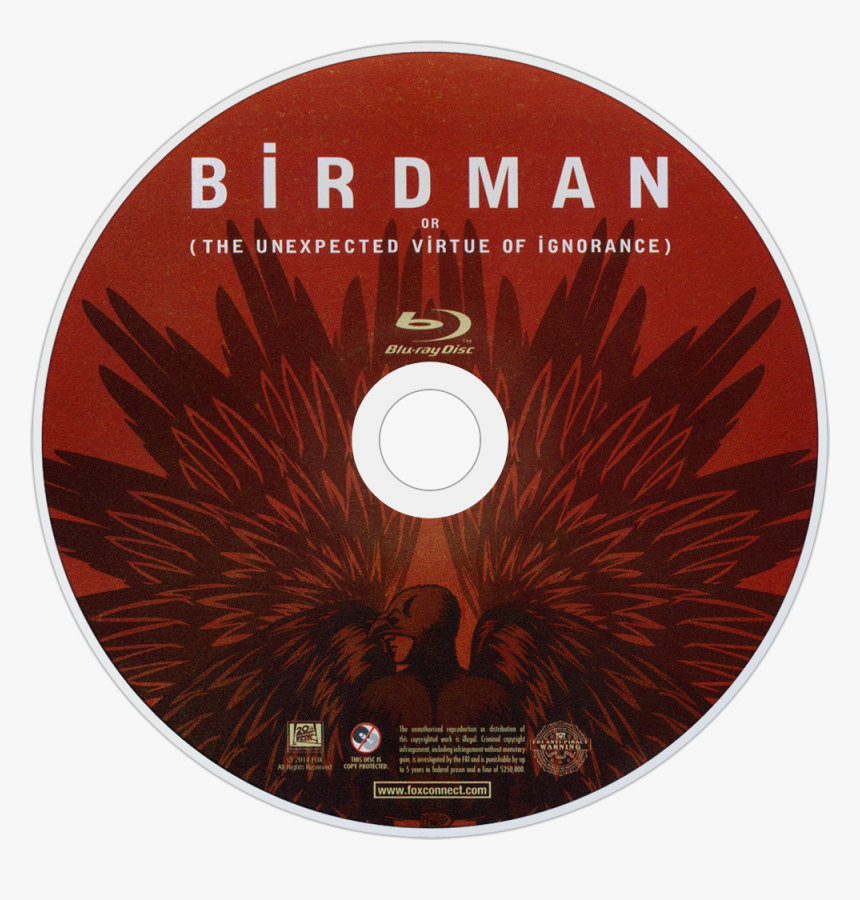 Birdman Bluray Disc Image - Cd, HD Png Download, Free Download