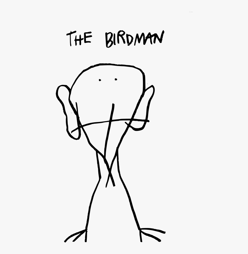 Oh, It"s The Birdman Again - Sketch, HD Png Download, Free Download