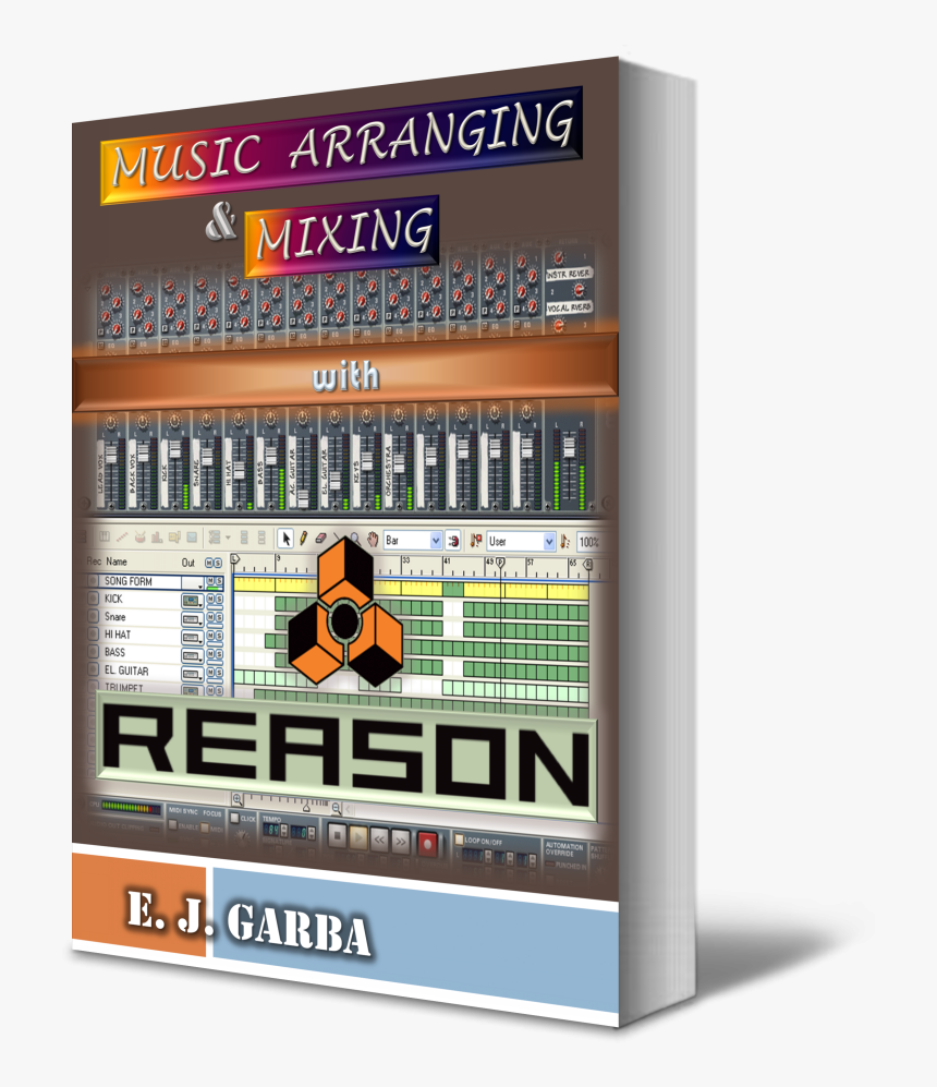E J Garba Music Arranging And Mixing With Reason 3d - Display Device, HD Png Download, Free Download