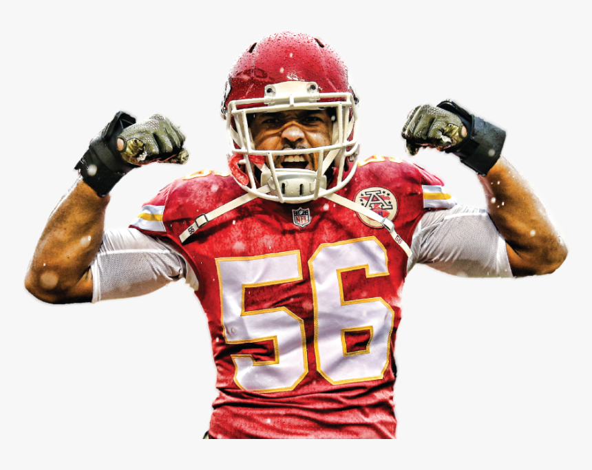 Derrick Johnson 2017 Chiefs, HD Png Download, Free Download