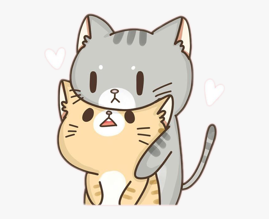 Transparent Copy Cat Clipart - Stickers De Gatitos Para Whatsapp, HD Png Download, Free Download