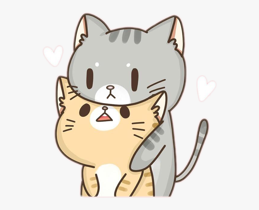 Afstoten Ophef Aannames, aannames. Raad eens Transparent Copy Cat Clipart - Stickers De Gatitos Para Whatsapp, HD Png  Download - kindpng