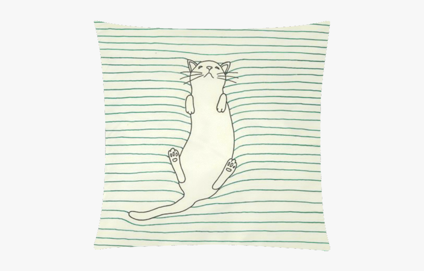 Cat Tumblr Custom Zippered Pillow Case 20"x20" - Illustration, HD Png Download, Free Download