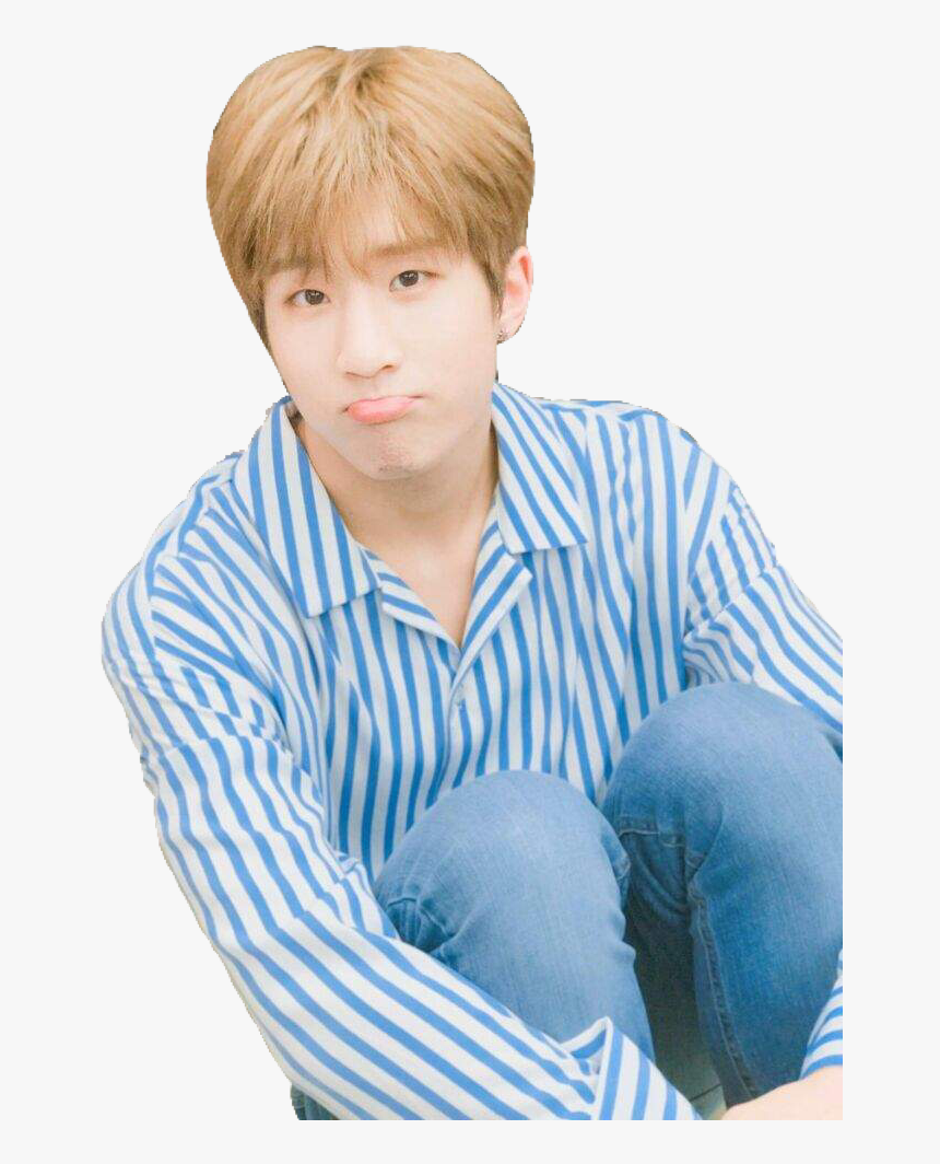 #jinjin #astro #kpop #blue #korean #png #cute #adorabe - Sitting, Transparent Png, Free Download