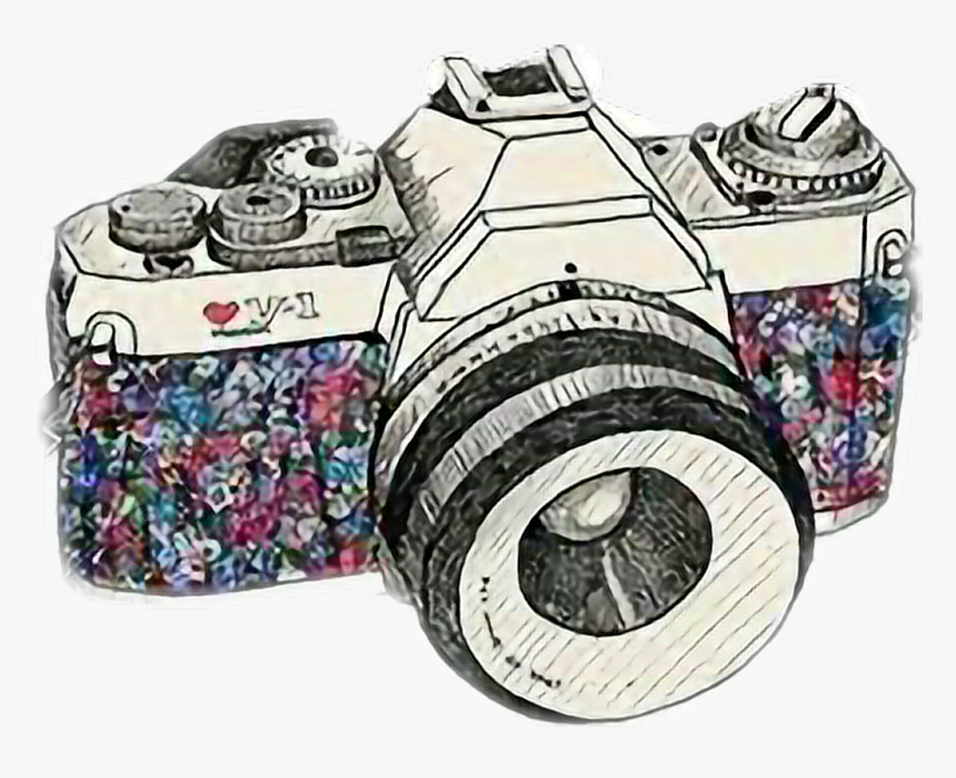 ##tumblr #draw #camera #picture #photo #photography - Camera Png, Transparent Png, Free Download