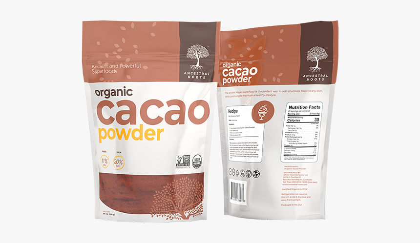 Cacao Powder - Ancestral Roots Cacao Powder, HD Png Download, Free Download