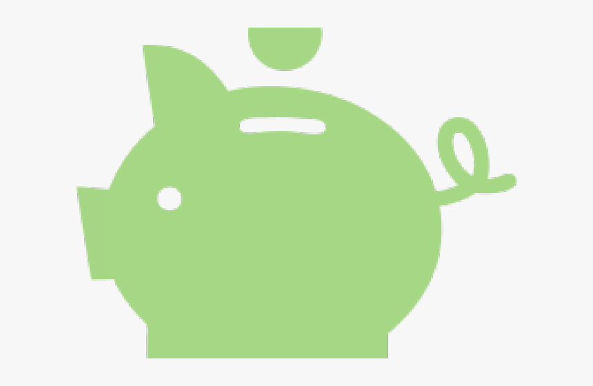 Piggy Bank Icon Black Clipart , Png Download - Red Piggy Bank Png, Transparent Png, Free Download