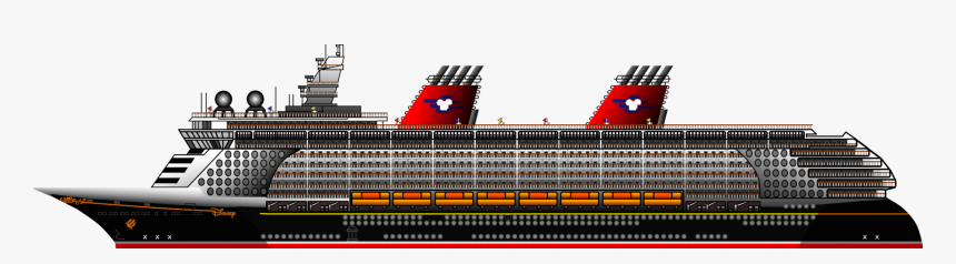 Transparent Cruise Ship Clipart - Disney Cruise Ship Transparent, HD Png Download, Free Download