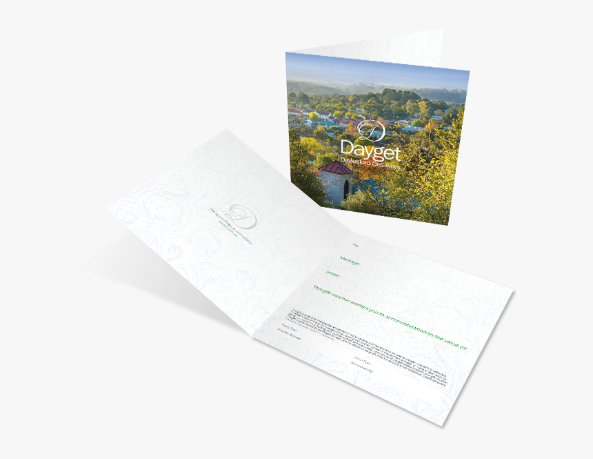 Daylesford Gift Voucher Picture - Brochure, HD Png Download, Free Download