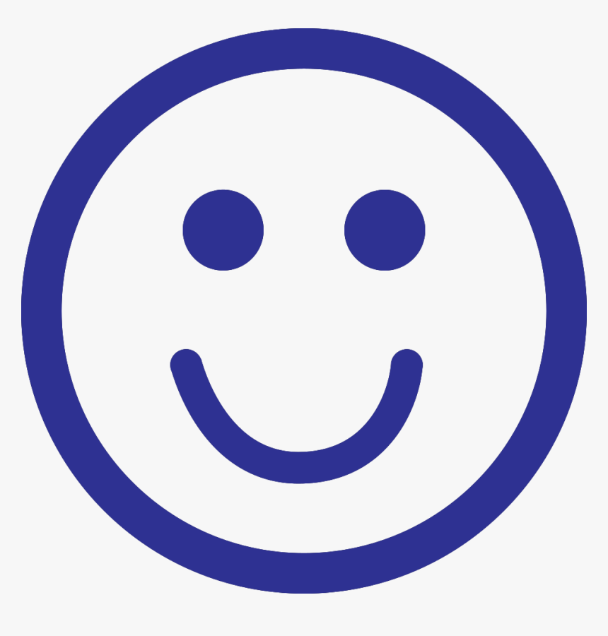 Happy Icon Blue - Smiley, HD Png Download, Free Download